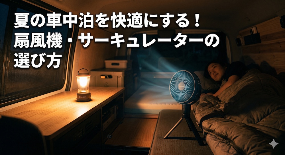 ポータブル扇風機・サーキュレーターの失敗しない選び方